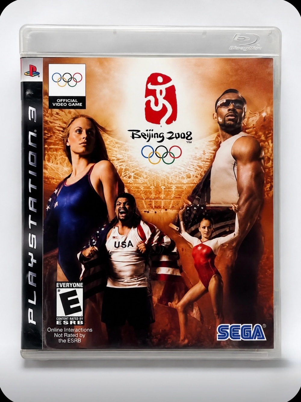 Beijing 2008 Olympic Games (PS3) Sega - Brown/Gold Cover